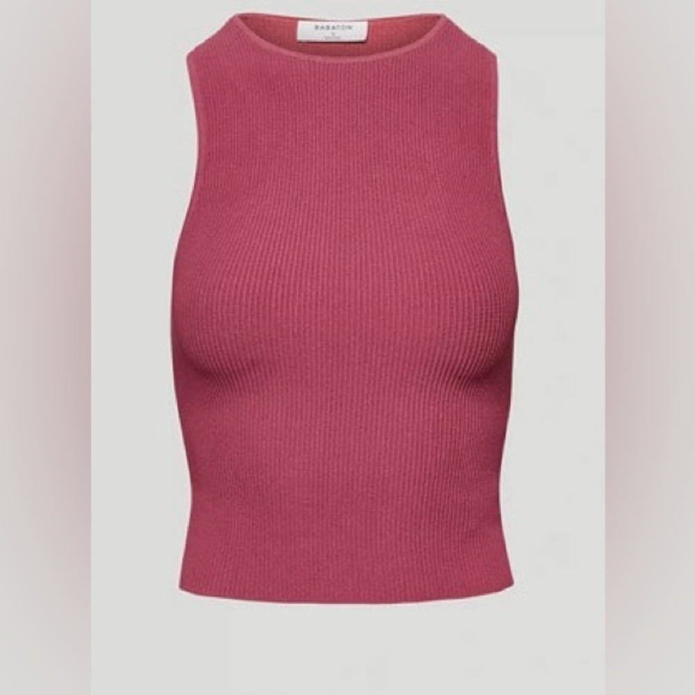 Aritzia Babaton Sculpt Knit Racer Tank